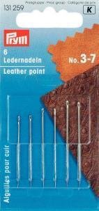 Leder Nadeln sortiert 
