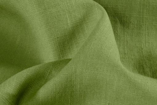 Leinen vorgewaschen Wiesengrün