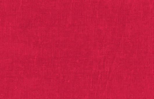Bio-Leinenstoff - unifarben Rot
