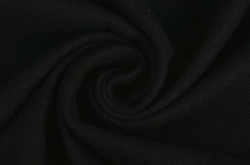 Baumwoll-Leinen Deluxe - schwere Qualität - Schwarz 