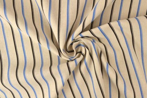 Leinen-Mix - Maritime Streifen 