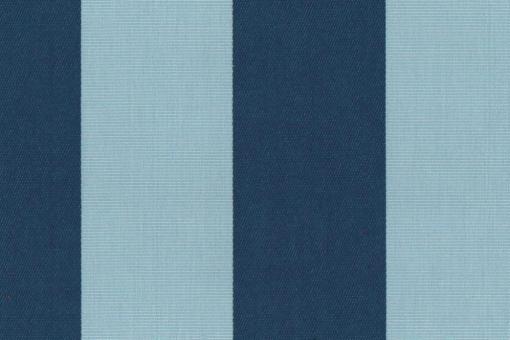 Markisen-/Outdoor-Stoff - Mix-Streifen Hellblau/Blau