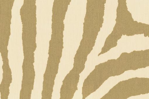 Markisen-/Outdoor-Stoff - Zebramuster Creme/Beige