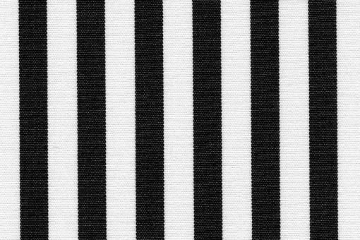 Markisen-/Outdoor-Stoff gestreift Schwarz/Weiß