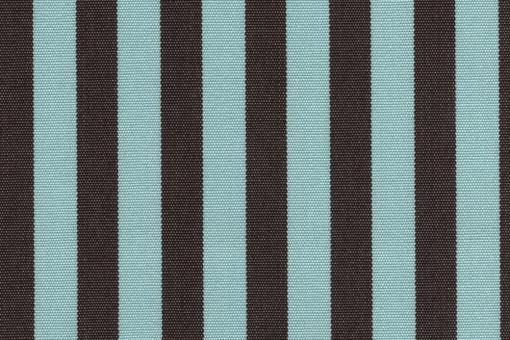 Markisen-/Outdoor-Stoff gestreift Hellblau/Dunkelbraun