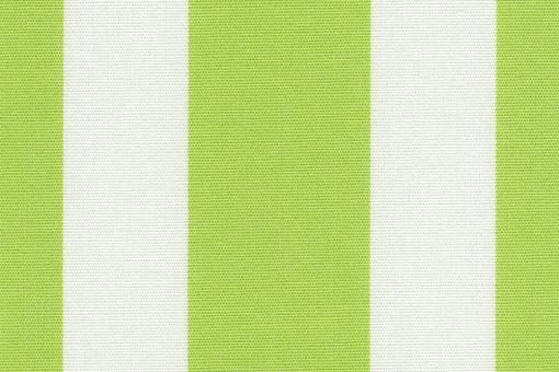Markisen-/Outdoor-Stoff - Blockstreifen Pistazie/Creme