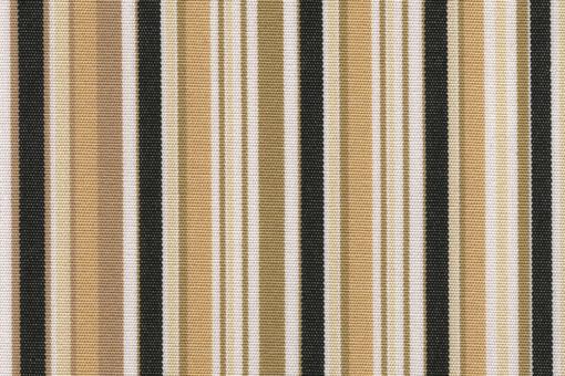Markisen-/Outdoor-Stoff - Multistreifen Beige/Schwarz
