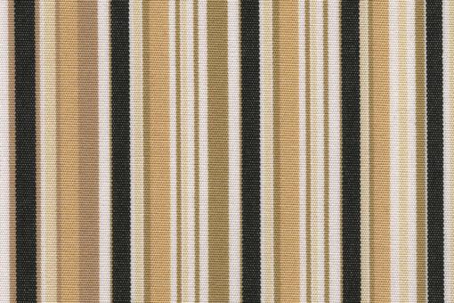 Markisen-/Outdoor-Stoff - Multistreifen Beige/Schwarz