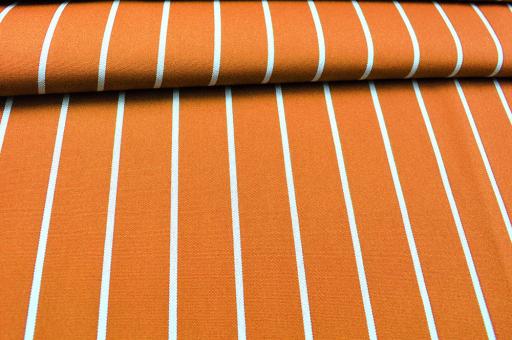 Markisenstoff gestreift - Spain Summer - 160 cm Orange