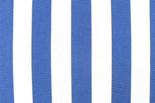 Markisenstoff Spain Summer - 160 cm - Blockstreifen Blau Melange Blockstreifen