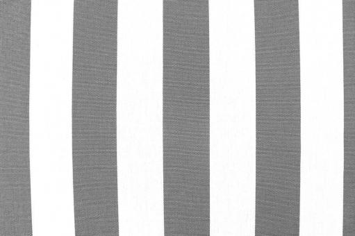 Markisenstoff Spain Summer - 160 cm - Blockstreifen Grau Blockstreifen