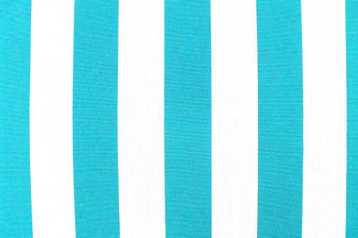 Markisenstoff Spain Summer - 160 cm - Blockstreifen Türkis Blockstreifen