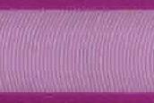Organzaband Satinkante 10 mm - 50 m-Rolle Brombeer