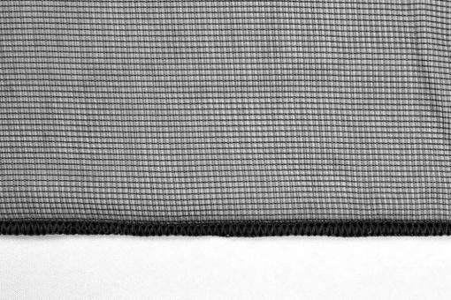 Gardinen-Stoff New Lounge B1 - Two-Tone - Bleiband - 300 cm Schwarz