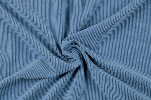 Möbelstoff Manchester-Cord Jeansblau