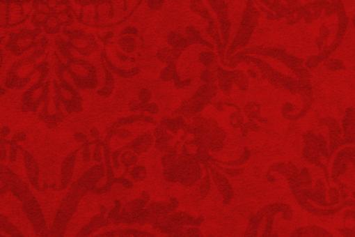 Möbelstoff Samt Damask Rose B1 - Wetcare® Rot