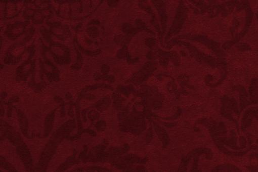 Möbelstoff Samt Damask Rose B1 - Wetcare® Bordeaux