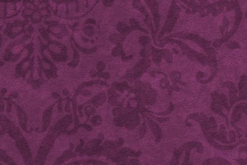 Möbelstoff Samt Damask Rose B1 - Wetcare® Lila