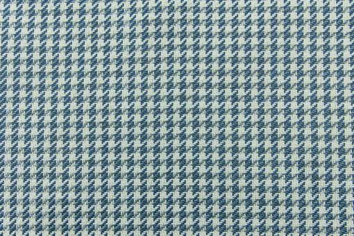 Möbelstoff - Klassischer Hahnentritt Blau/Weiß 