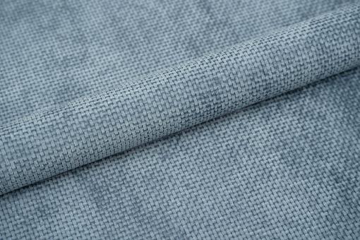 Möbelstoff Malaga - Flechtsamt Dusty Blue
