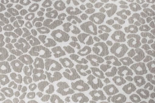 Premium Möbelstoff Chenille in Leo-Muster Beige