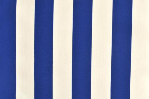 Outdoor-Stoff Son Vida - Streifen - 45 cm Blau/Weiß