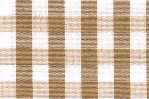 Outdoor-Stoff - Teflonbeschichtung - Vichykaro Beige