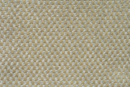Outdoor-Möbelstoff Naturell - Flecht-Optik Beige/Silber