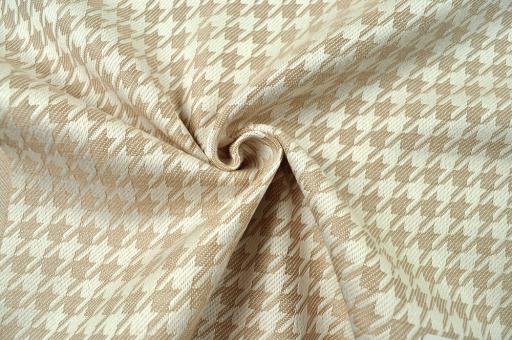 Outdoor-Stoff Dralon® - Jacquard Pepita - Beige 