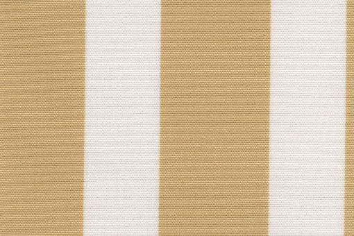 Liegestuhl-Stoff Streifen - gesäumt - 45 cm breit Creme/Beige