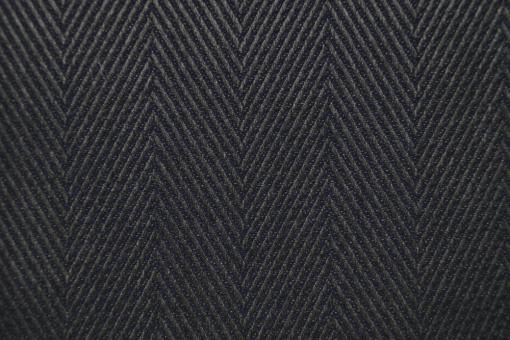 Outdoor-Stoff - Fischgrat-Muster Navy