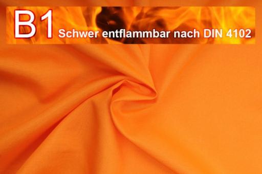 Allround Stoff exclusiv - schwer entflammbar Orange