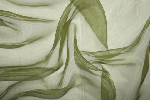 Organza Stoff Pistazie