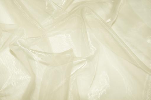 Organza Stoff Creme