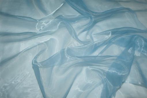 Organza Stoff Hellblau