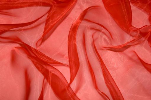 Organza Stoff - Kirsch - 3,0 Meter 