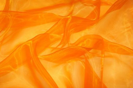 Organza Stoff Orange