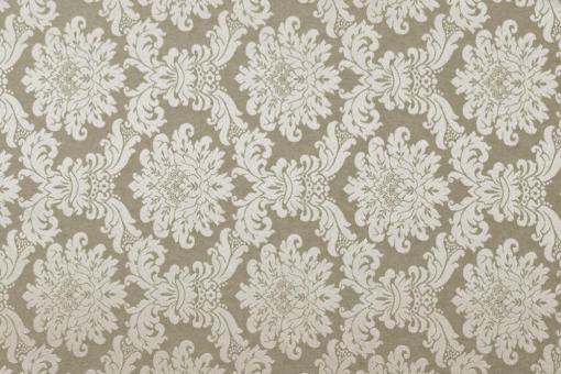 Dekostoff Jacquard - 280 cm - Ornamentblüten 