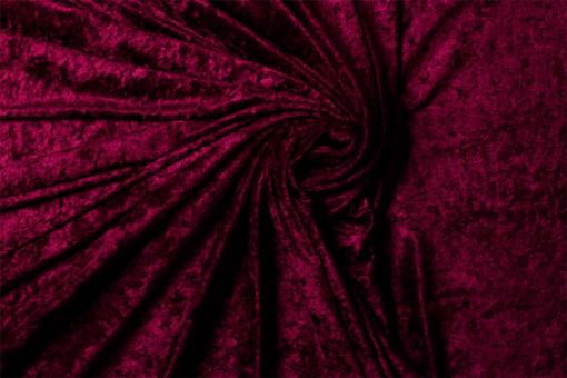 Pannesamt exclusiv - Bordeaux - 2,0 Meter Bordeaux