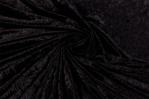 Pannesamt exclusiv - Schwarz - 3,0 Meter Schwarz