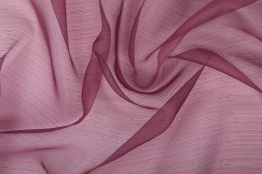 Voile fein gestreift - 150 cm breit - Aubergine - 1,0 Meter Aubergine