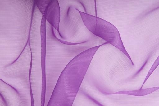 Voile fein gestreift - 150 cm breit Lila