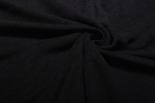 Polar Fleece deluxe 150 cm Schwarz