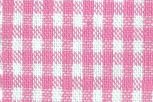 Baumwollstoff Basic-Patchwork - Kleine Karos - Weiß/Rosa 