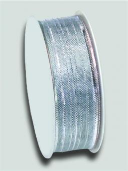 Silberband Streifen 25 mm - 20 m-Rolle 