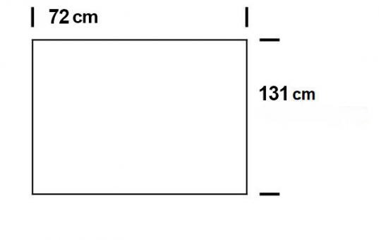 Fertig-Gardine - Blackout - Blockstreifen 6 cm - a: 72 x b: 131 cm - Nachtblau/Weiß - B-Ware 