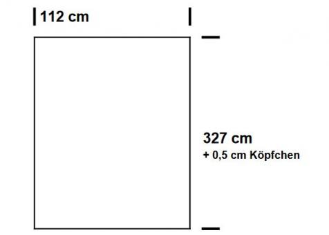 Fertig-Wärmevorhang Alaska - a: 112 x b: 327 cm - Rot 