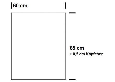 Fertig-Gardine linke Seite - Blackout - a: 60 x b: 65 cm - Lipstick 