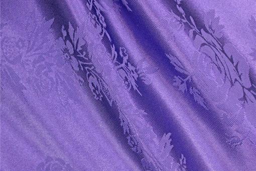 Jacquard-Satin - Roses Lila