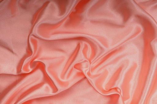 Satin Stoff Lachs